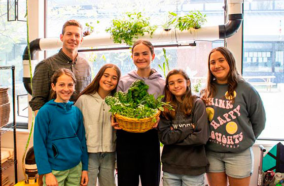 Creative Educator Grant recipient gardening