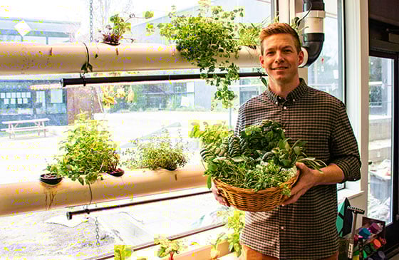 Cascades academy classroom makeover grant recipient.