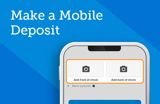 Make a mobile deposit 