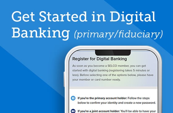 Register for Digital Banking