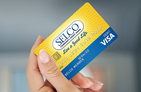 SELCO community credit union debit card