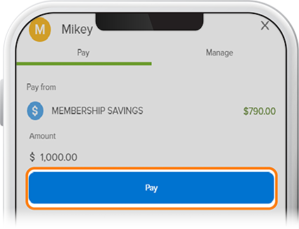 Pay a bill step 2