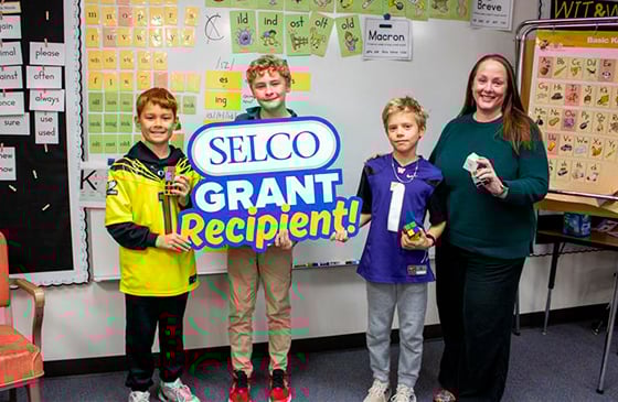 2025 SELCO classroom makeover grant recipient