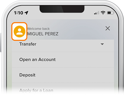 Update contact information step 1