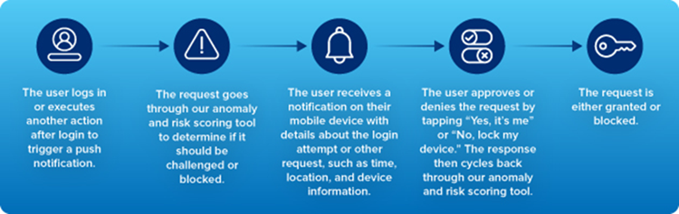 Push authentication graphic