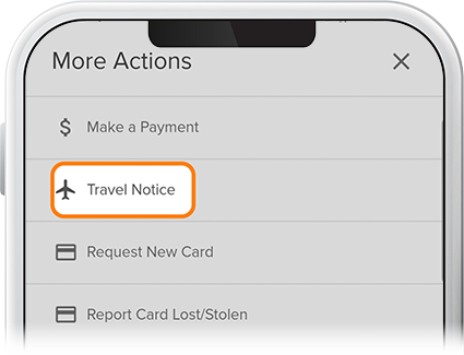 Add travel notice step 2