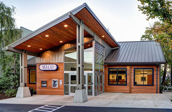 Portland SELCO community credit union branch in forest park