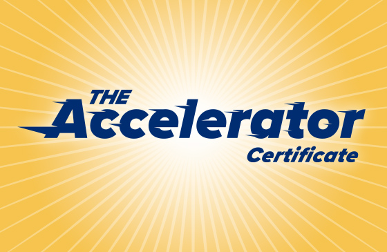 Accelerator certificate logo