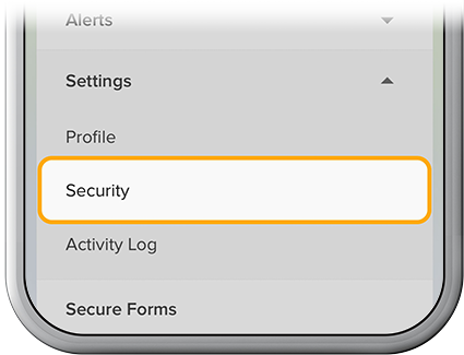 Change username and password step 2