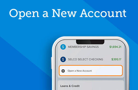 Open a new account