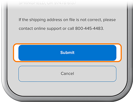 Report bank card lost or stolen step 4