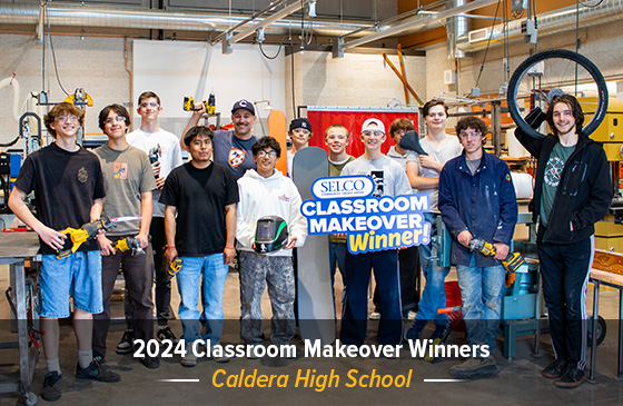 Caldera classroom makeover recipient