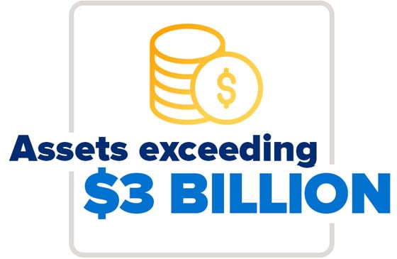 Activos que exceden $3 mil millones