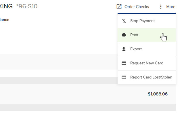 Download transaction history step 4