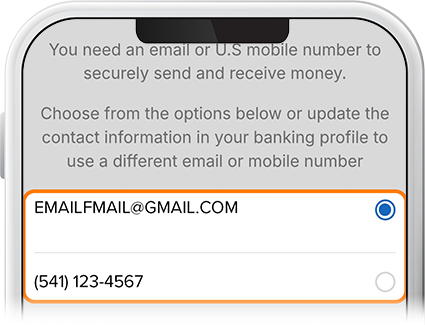 Enroll With Zelle® Step 3