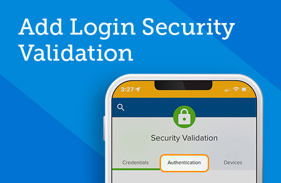 Add login security validation 