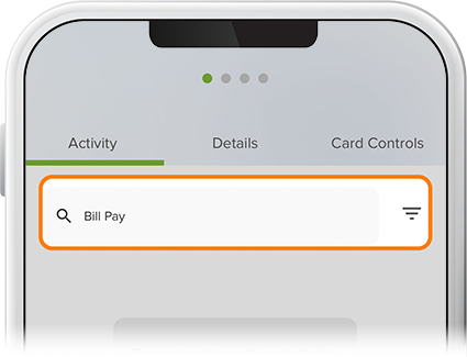 Search bill pay payments step 3