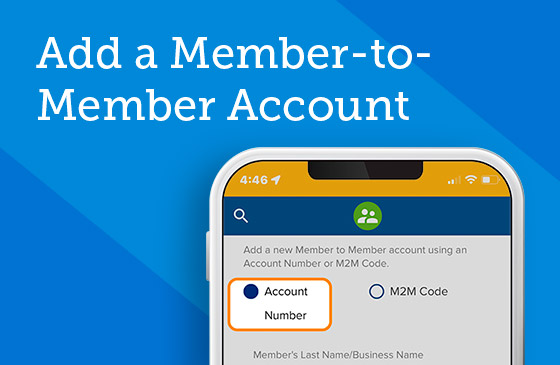 Add a member to member account