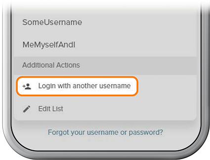 Add Usernames to the Login Dropdown in the SELCO community credit union step 1